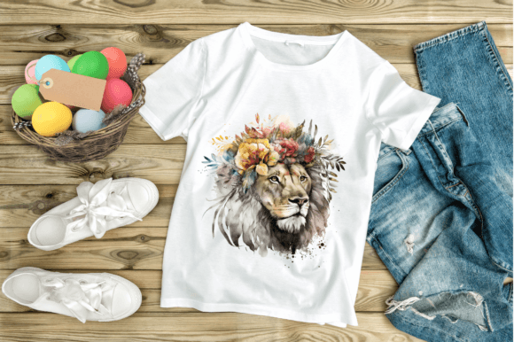 Download Watercolor Lion Illustration Cliparts - Illustration Collection