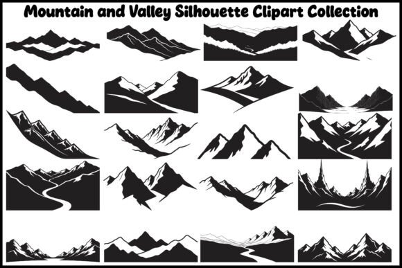 Download Minimal Mountain and Valley Clipart Bund - Minimal Collection