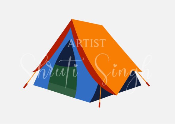 Download Tourist Tent, Travel Tent Illustration - Illustration Collection