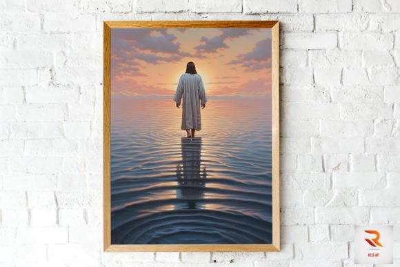 Download Jesus Christ Walking on Water Wall Art - Wall art Collection