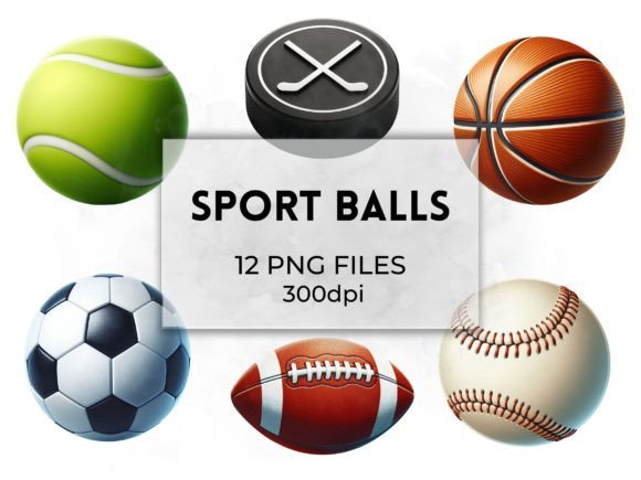 Download Sport Balls Clipart Illustrations Pack - Illustration Collection