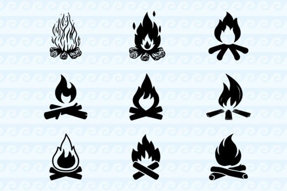 Download Campfire SVG Camping Flame Outdoor Camp - Fire Collection