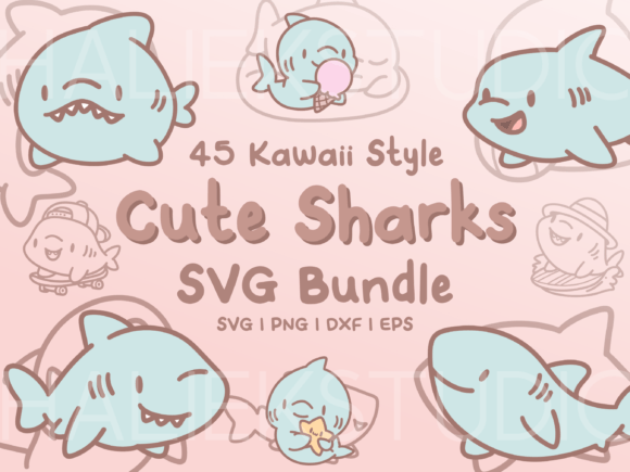 Download Shark SVG Illustrations - Illustration Collection