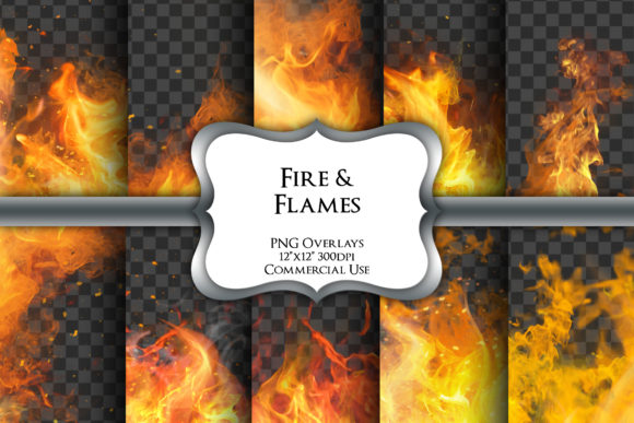 Download Fire Overlays Transparent PNG Graphics - Fire Collection