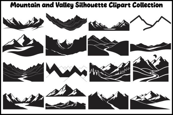 Download Minimal Mountain and Valley Clipart Bund - Minimal Collection