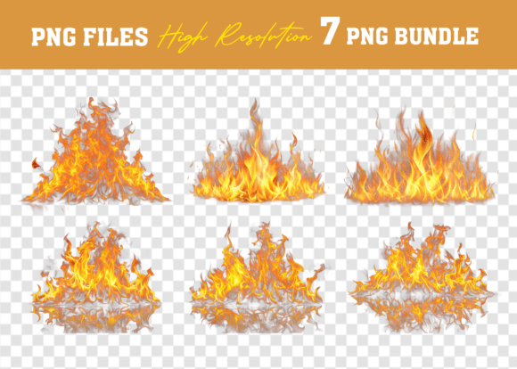 Download Watercolor Fire Flames Mega Bundle - Fire Collection