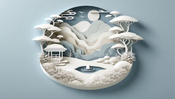 Download Minimalism Art of a Japanese Zen Garden - Minimal Collection