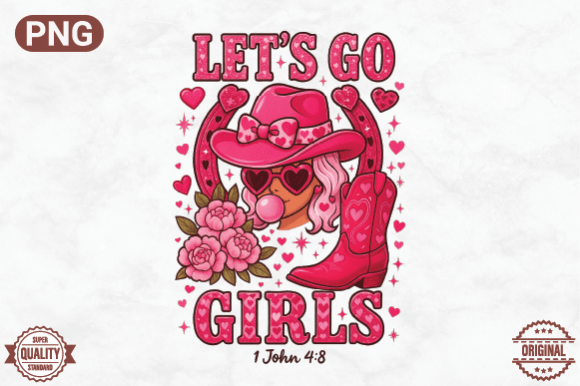 Download Let’s Go Girls Western Valentine Clipart - Western valentine clipart Collection