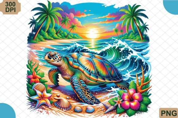 Download Sea Turtle Summer Beach PNG - Beach Collection