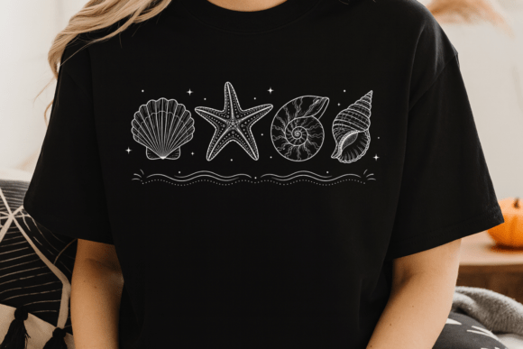Download Seashell Line Art Minimal Ocean PNG - Minimal Collection