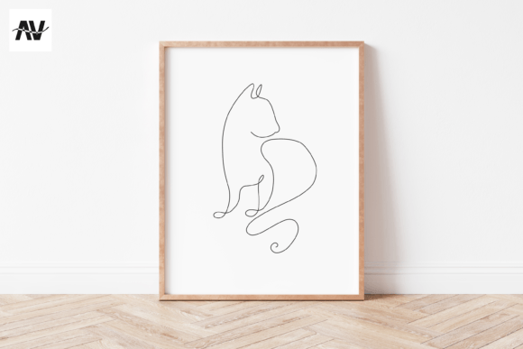 Download Cat Line Art | Cat Wall Art - Wall art Collection