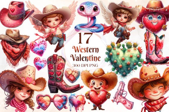 Download Cute Howdy Western Valentine Clipart - Western valentine clipart Collection