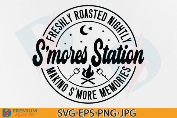 Download S'Mores Station SVG Funny Campfire PNG - Fire Collection