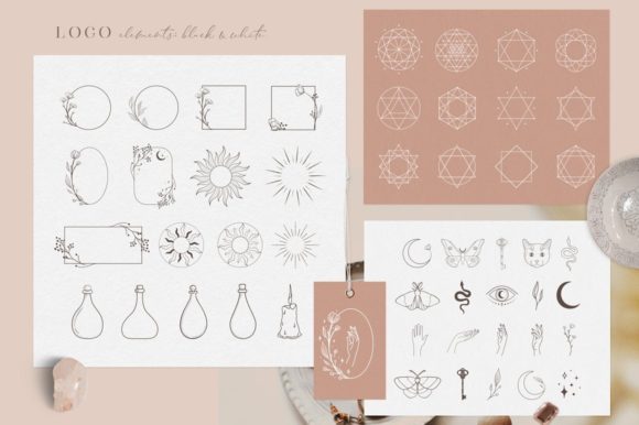 Download Logo Elements Illustrations, Frames. Jar - Illustration Collection