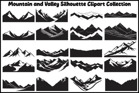 Download Minimal Mountain and Valley Clipart Bund - Minimal Collection
