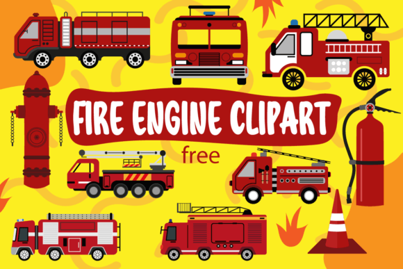Download Fire Engine Clipart Free - Fire Collection