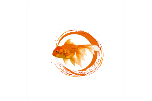 Download Koi Golden Fish Illustration - Illustration Collection
