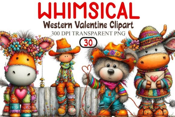 Download Whimsical Western Valentine Clipart - Western valentine clipart Collection