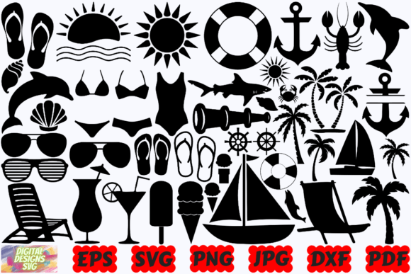 Download Summer SVG | Beach SVG | Beach Life SVG - Beach Collection