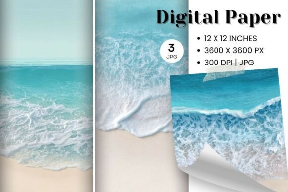 Download Wave Sea Beach Background Wallpaper_46 - Beach Collection