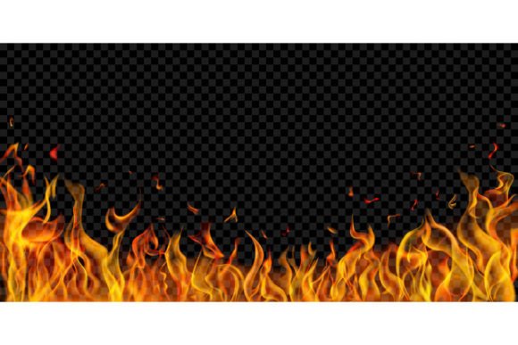 Download Translucent Fire Flames - Fire Collection
